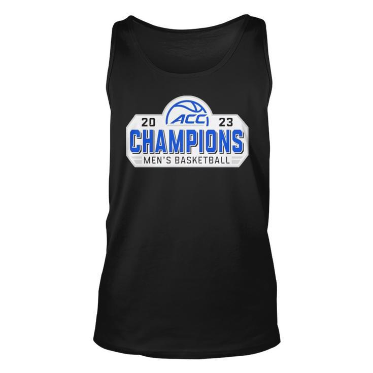 Duke 2023 Acc Men’S Basketball Champions Unisex Tank Top
