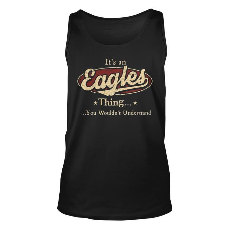 Eagles  Personalized Name Gifts  Name Print S  With Name Eagles Unisex Tank Top