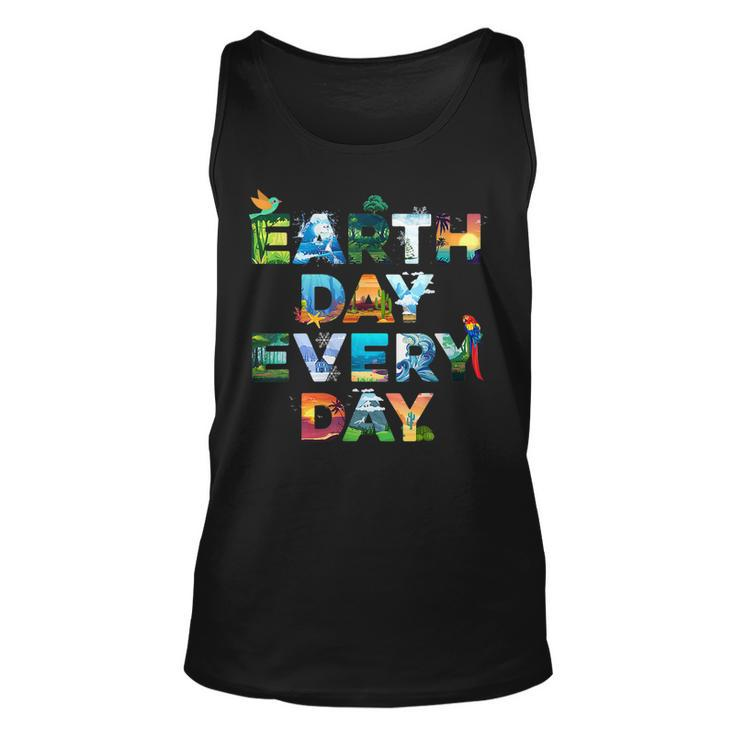 Earth Day Everyday  Planet Environmental Animal  Unisex Tank Top