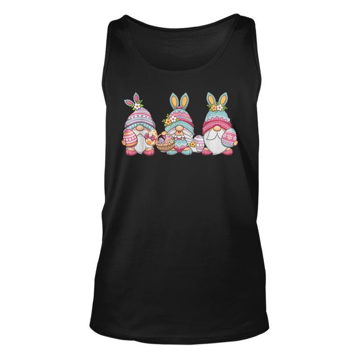 Easter Bunny Spring Gnome Easter Egg Hunting And Basket Tank Top