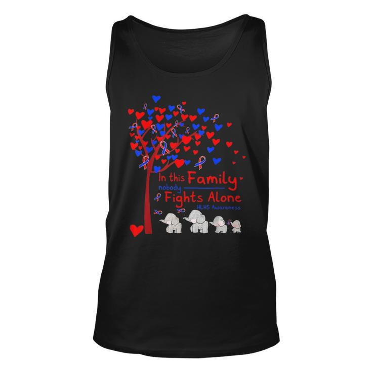 Elephant Nobody Fights Alone Hlhs Awareness Gift Unisex Tank Top