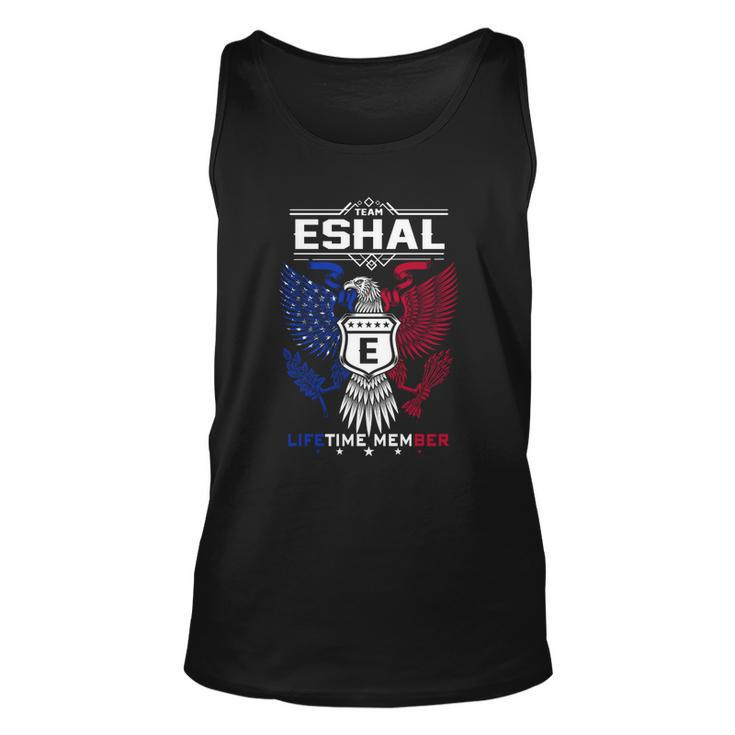 Eshal Name  - Eshal Eagle Lifetime Member G Unisex Tank Top