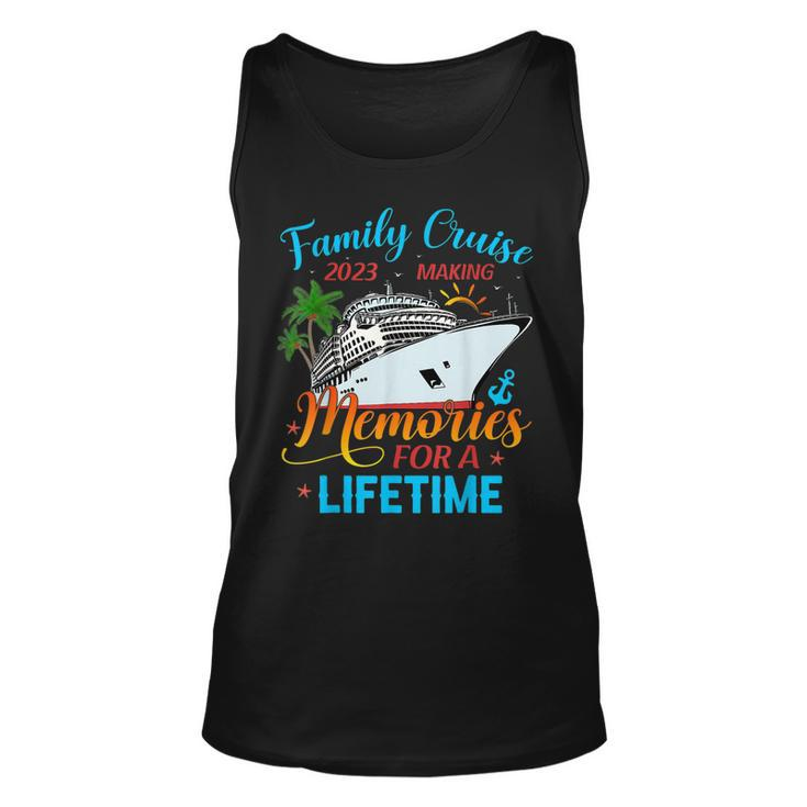 Family Cruise 2023 Making Memories For A Lifetime Beach  Unisex Tank Top
