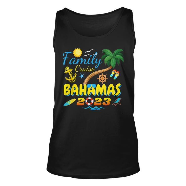 Family Cruise Bahamas 2023 Matching Group Summer Vacation  Unisex Tank Top