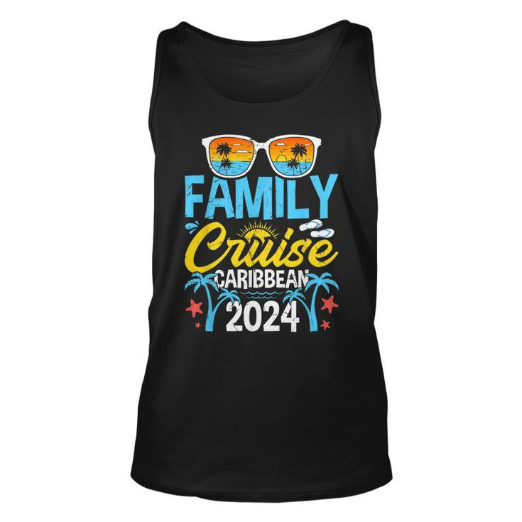 Family Cruise Caribbean 2024 Vacation Souvenir Matching  Unisex Tank Top