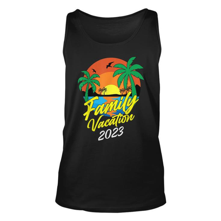 Family Vacation 2023 Matching Party Trip Making Memories  Unisex Tank Top