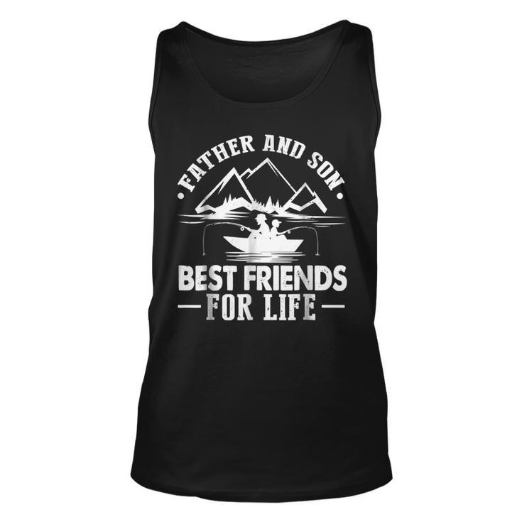 Father And Son Best Friends For Life Dad Fishing Unisex Tank Top