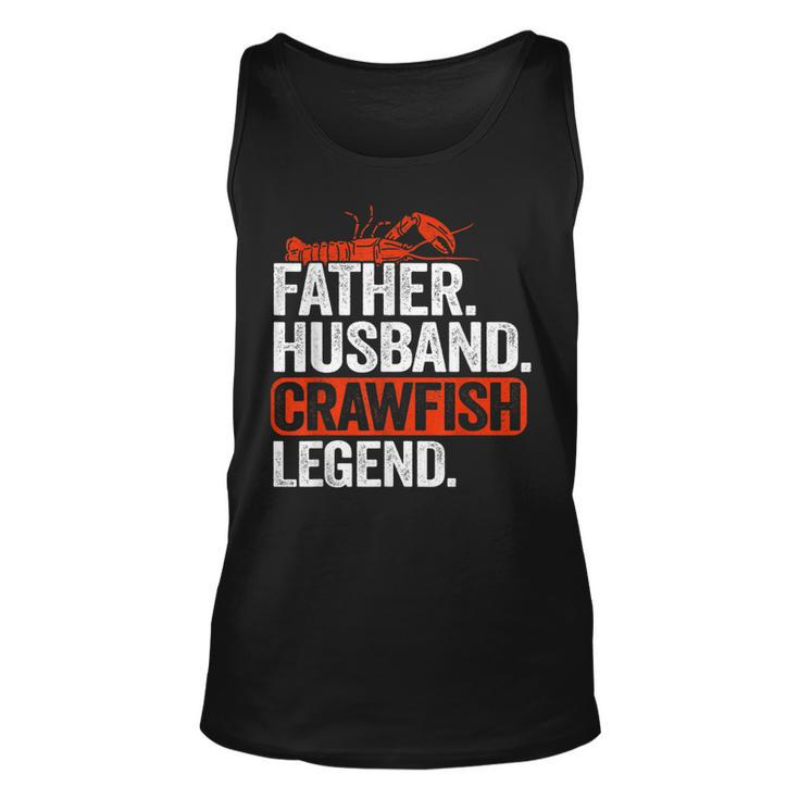 Mens Father Husband Crawfish Legend Crawdaddy Crayfish Crawfish Tank Top