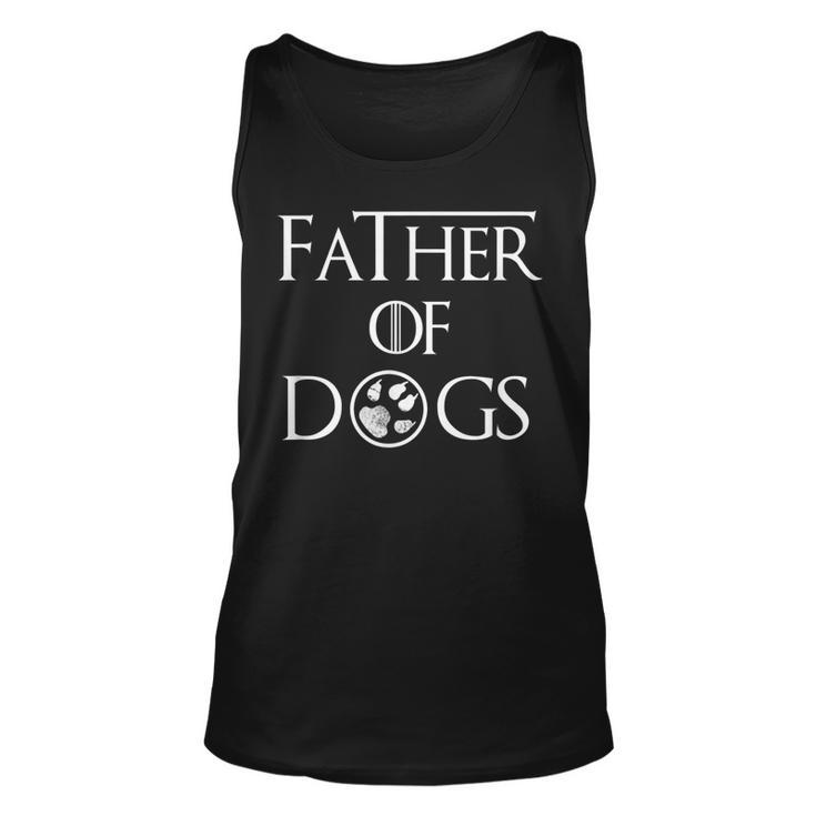 Father Of Dogs  Best Gift For Dog Lovers Dad Gift For Mens Unisex Tank Top