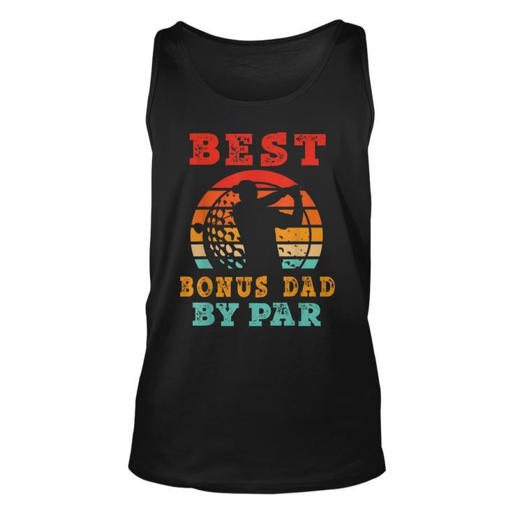 For Fathers Day Best Bonus Dad By Par Golfing Tank Top