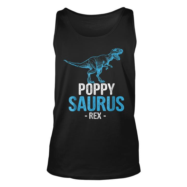 Fathers Day Gift For Grandpa Poppysaurus Rex Poppy Saurus Unisex Tank Top