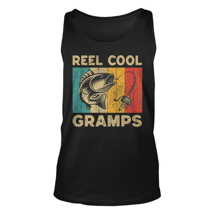 Fathers Day Present Funny Fishing Reel Cool Gramps   Unisex Tank Top
