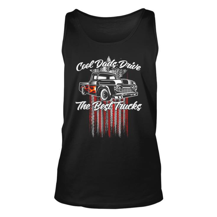 Fathers Day Truck Guy Flamed Custom Classic Pickup  Unisex Tank Top