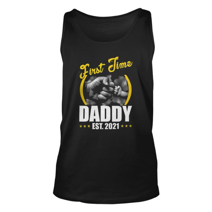 First Time Daddy New Dad Est 2022 Fathers Day Gift V2 Men Women Tank Top Graphic Print Unisex