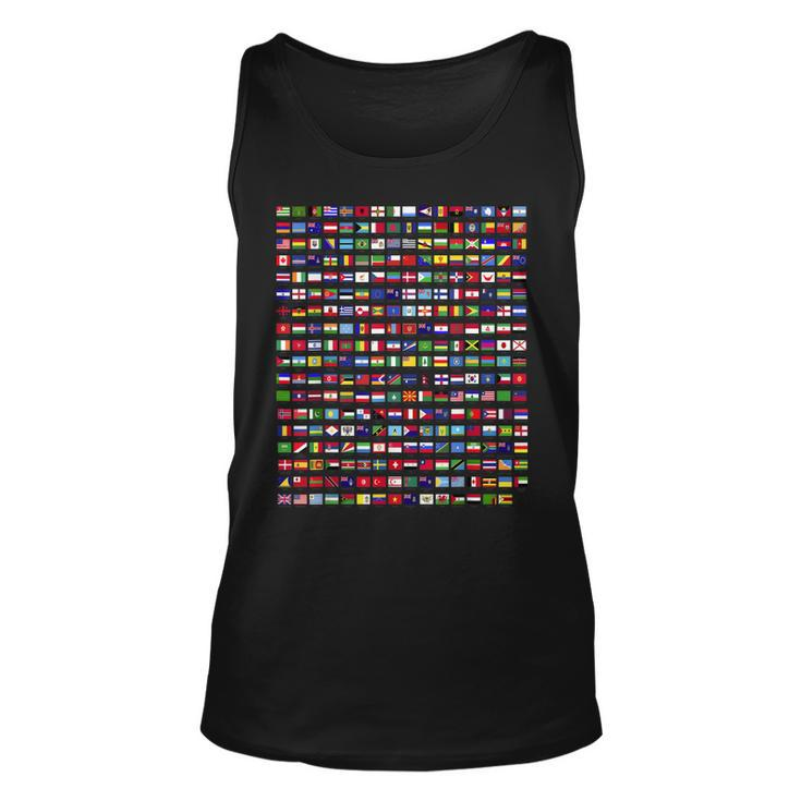 Flags Of The Countries Of The World 287 Flag International  Unisex Tank Top