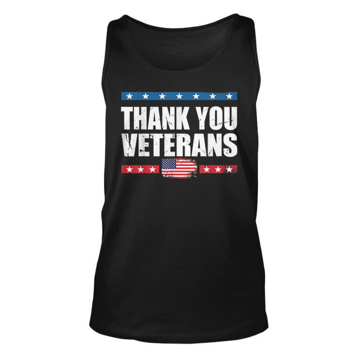 For Veterans Thank You Veterans Veterans Day Unisex Tank Top