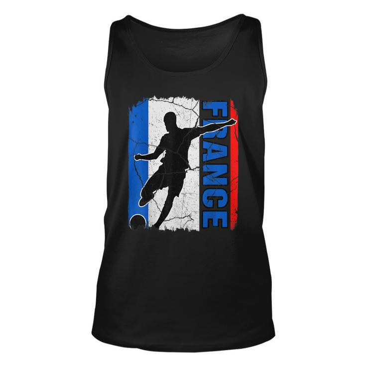 France Soccer Team French Flag Jersey Football Fans  Unisex Tank Top