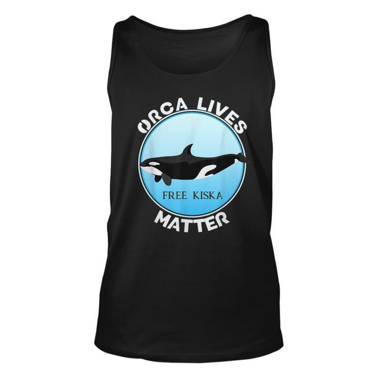 Free Kiska Orca Whale Ontario  Unisex Tank Top