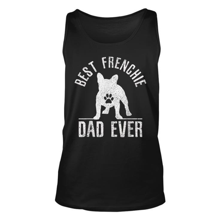 French Bulldog Best Frenchie Dad Ever Dog Paw Tank Top