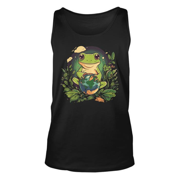 Frog Earth Day  Unisex Tank Top