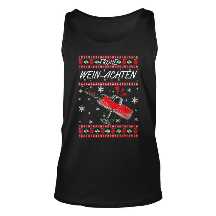 Frohe Wein-Achten Rotwein Liebhaber Weihnachts Glühwein Wein Tank Top