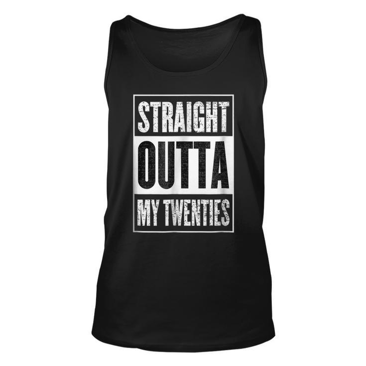Funny 30Th Birthday Dirty Thirty  Straight Outta 20S Unisex Tank Top
