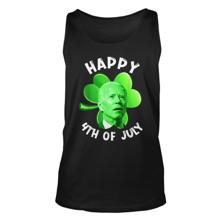 Funny Anti Biden Happy 4Th Of July Patricks Day Biden  Unisex Tank Top