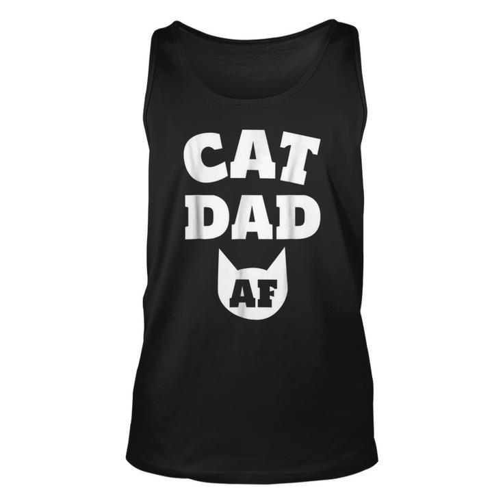 Funny Cat Dad Af Cat  Mens Best Cat Dad Ever Unisex Tank Top
