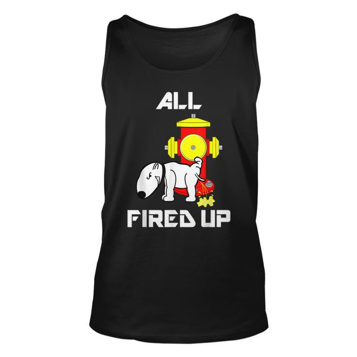 Funny Fire Hydrant Fireman Gift Dog Fighter Firefighter  Unisex Tank Top
