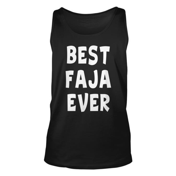 Funny Gift For Dad Best Faja Ever Unisex Tank Top