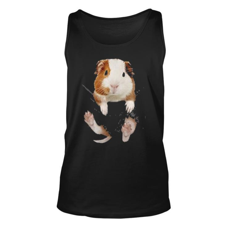 Funny Guinea Pig In Your Pocket Unisex Tank Top