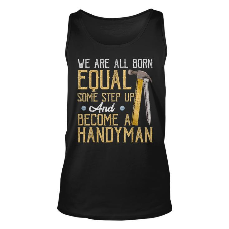 Funny Handyman Dad  Fathers Day Gift Unisex Tank Top