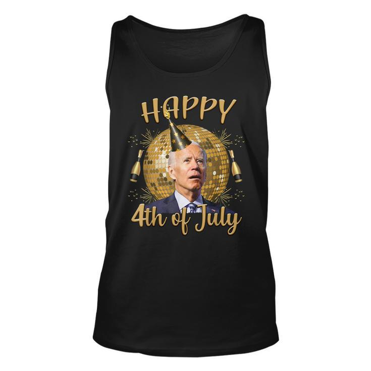 Funny Joe Biden Happy 4Th Of July New Years Eve Biden 2023  Unisex Tank Top
