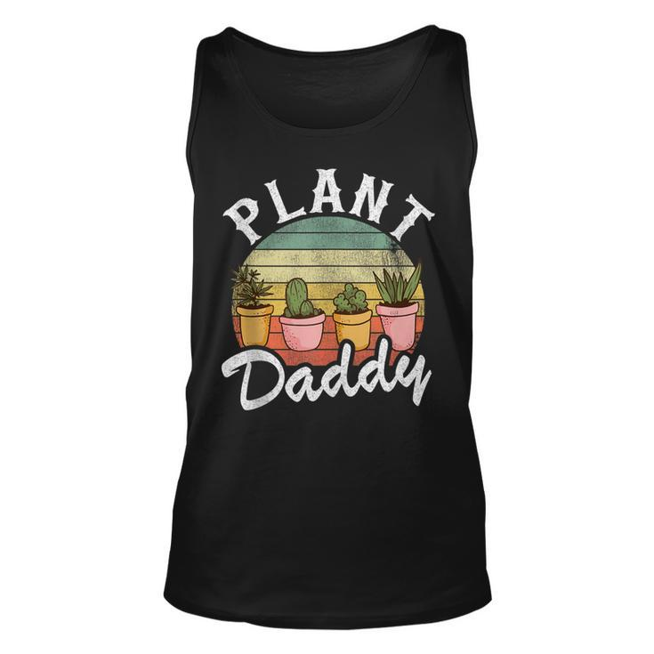 Funny Landscaper Gardener Dad Plants Expert Plant Daddy  Unisex Tank Top
