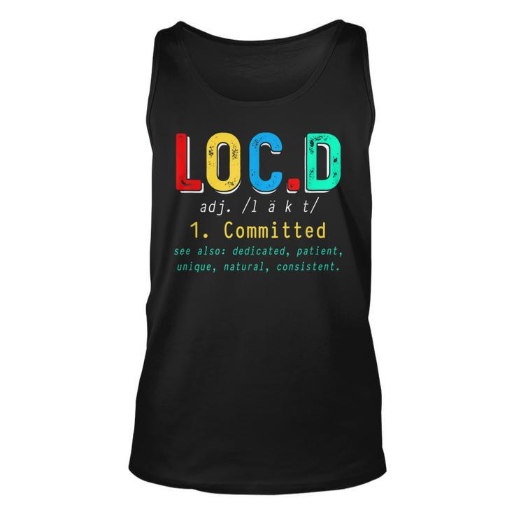 Funny Locd Definition Black History Month African Afro  Unisex Tank Top