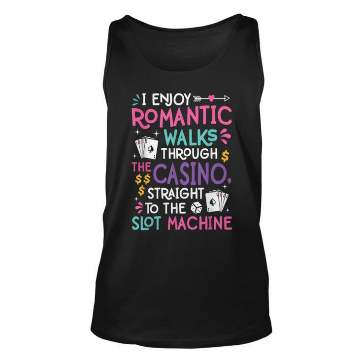 Funny Slot Machine Gambling Casino Gambler Vegas Gift Idea  Unisex Tank Top