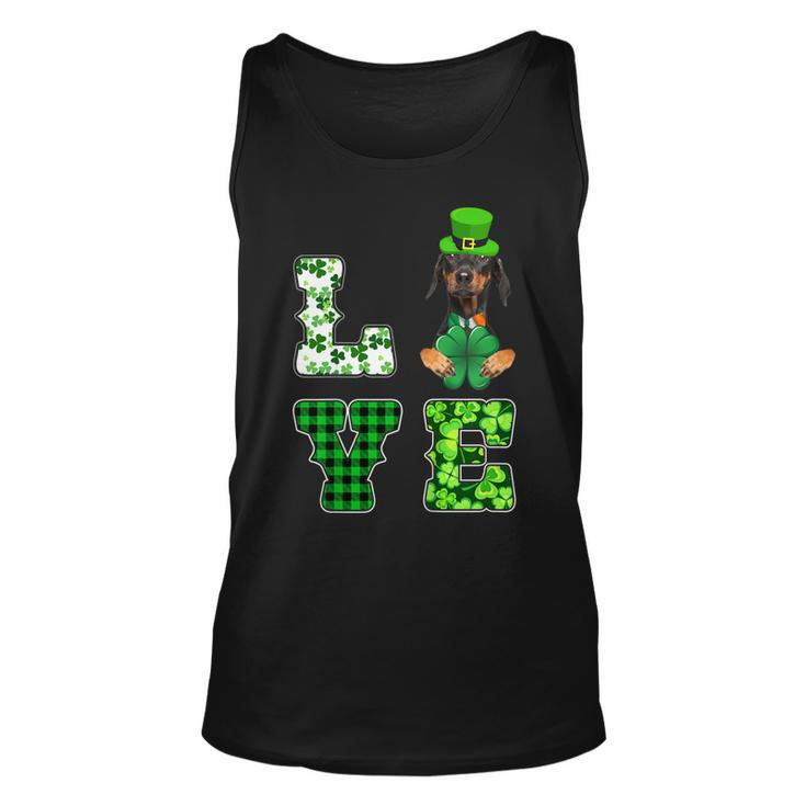 Funny St Patricks Day Shirts | Doberman Lover  Unisex Tank Top