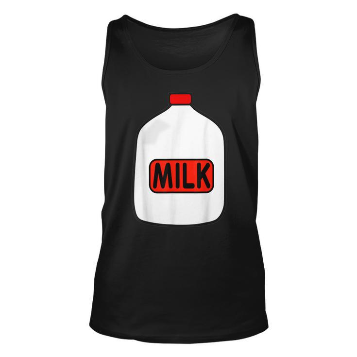 Gallon Of Milk Costume  Match With Cookie Costumes Unisex Tank Top