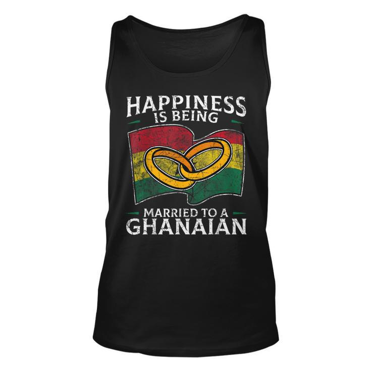 Ghanaian Marriage Ghana Married Heritage Culture Flag  Unisex Tank Top