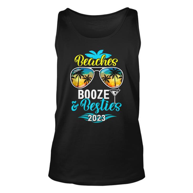 Girls Trip 2023 Bahamas Hawaii Beaches Booze And Besties  Unisex Tank Top