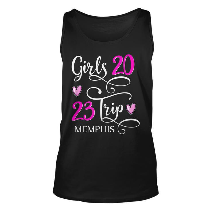 Girls Trip Memphis Tennessee 2023 Vacation Matching Group  Unisex Tank Top