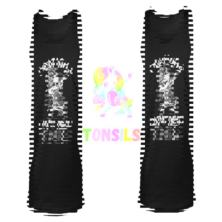 Girls Unicorn Tonsil Removal Tonsil Surgery Recovery Gift  Unisex Tank Top