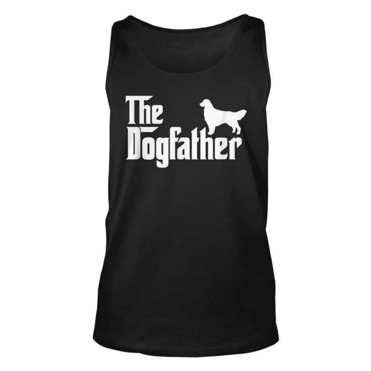 Golden Retriever - The Dogfather Fathers Day  Unisex Tank Top