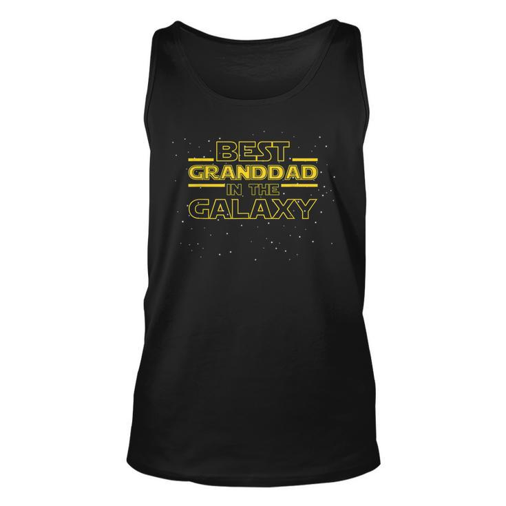 Grandpa Granddad Gift Best Granddad In The Galaxy Unisex Tank Top