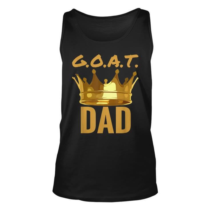 Greatest Dad Of All Time Goat  Best Father Grandpa Unisex Tank Top