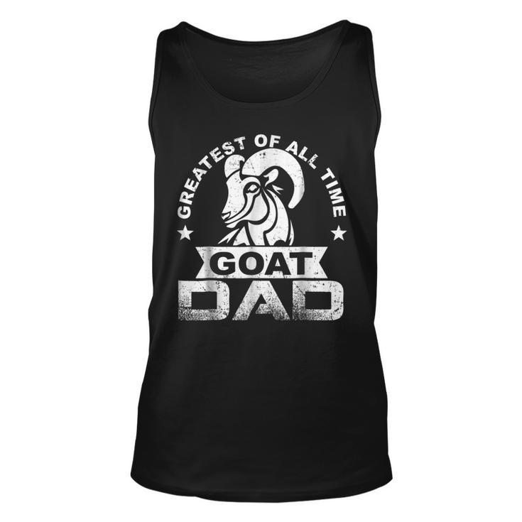 Greatest Of All Time Goat Dad T Fathers Day Tank Top