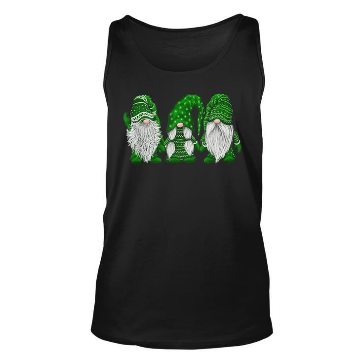 Green Sweater Gnome Design St Patricks Day Irish Gnome  Unisex Tank Top