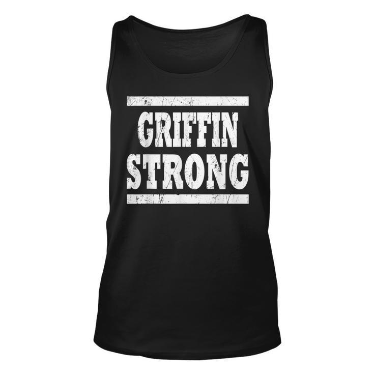Griffin Strong Squad Family Reunion Last Name Team Custom Unisex Tank Top
