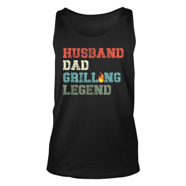 Grillen Bbq Vater Husband Grill Dad Legend Tank Top