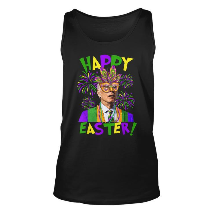 Happy 4Th Of Easter Funny Joe Biden Mardi Gras Shenanigans  V3 Unisex Tank Top